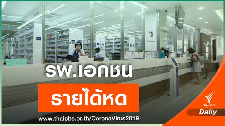 COVID-19 กระทบธุรกิจ รพ.เอกชนรายได้หด