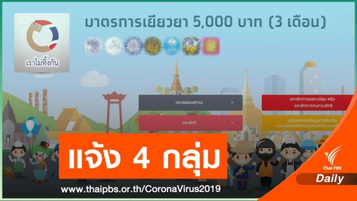 คลังเผย 4 กลุ่ม ขอเยียวยาที่ไม่ต้องไปร้องเรียน