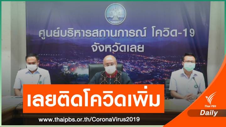 เลยติดโควิดเพิ่มอีก 3 คน สั่งปิด รร.ทุกแห่ง ตลาดนัดลอตเตอรี่