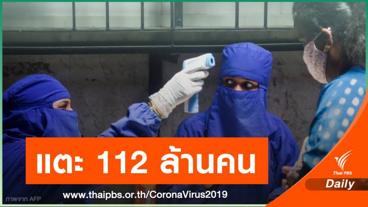 ทั่วโลกติด COVID-19 สะสม 112 ล้านคน สหรัฐฯ เสียชีวิตแตะ 5 แสน 