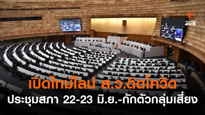 เปิดไทม์ไลน์ "พล.อ.เลิศฤทธิ์" ป่วยโควิดประชุมสภา 22-23 มิ.ย.