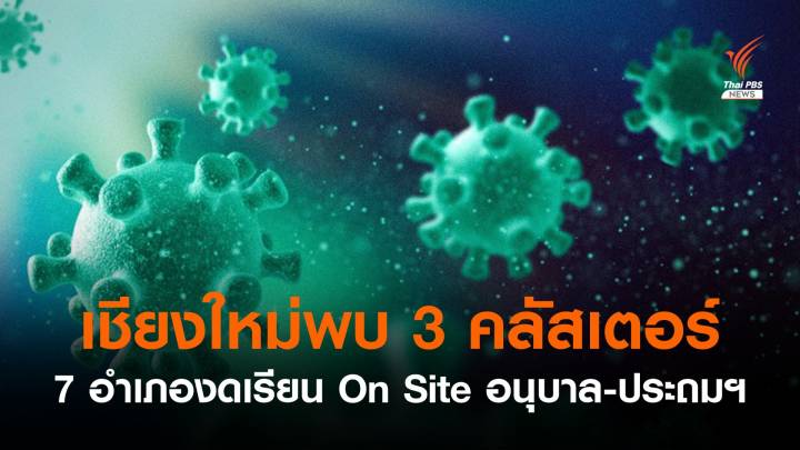 เชียงใหม่พบ 3 คลัสเตอร์ใหม่ - 7 อำเภองดเรียนแบบ On Site