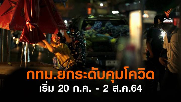 กทม.ออกประกาศฉบับที่ 37 ยกระดับคุมกิจการ - กิจกรรมสกัดโควิด