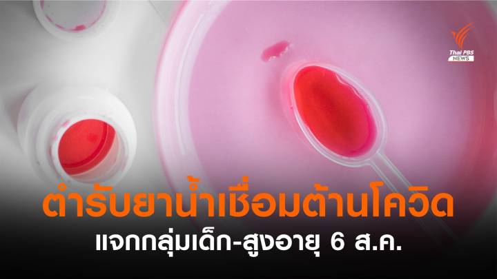 ราชวิทยาลัยจุฬาภรณ์เปิดตัว "ยาน้ำเชื่อมฟาวิพิราเวียร์"  6 ส.ค.นี้ 