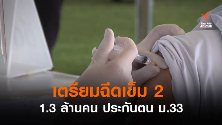 เริ่ม 16 ส.ค. ฉีดวัคซีนเข็มที่ 2 ให้ผู้ประกันตน ม.33 กว่า 1.3 ล้านคน 