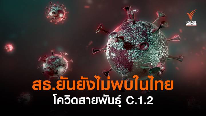 สธ.ยืนยันไทยยังไม่พบ COVID-19 สายพันธุ์ C.1.2