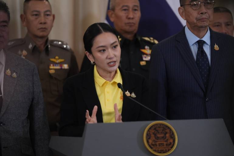 นางสาวแพทองธาร ชินวัตร นายกรัฐมนตรี