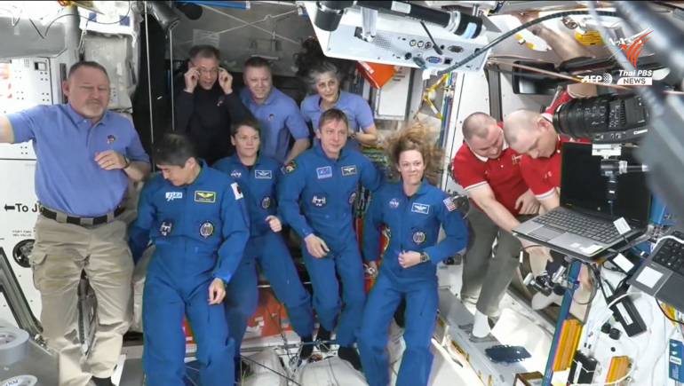 ยานอวกาศ SpaceX Dragon ที่บรรทุกสมาชิก Crew-10 ได้เชื่อมต่อกับสถานีอวกาศนานาชาติเมื่อวันที่ 16 มีนาคม 