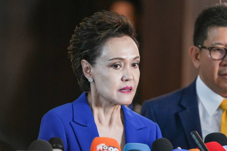นางศุภจี สุธรรมพันธุ์ อดีตกรรมการและประธานเจ้าหน้าที่บริหารกลุ่มบริษัท ดุสิตธานี จำกัด (มหาชน) ว่าที่รัฐมนตรีกระทรวงพาณิชย์ 