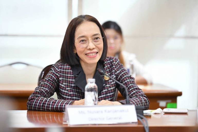 นางสาวนุสรา กาญจนกูล อธิบดีกรมทรัพย์สินทางปัญญา 