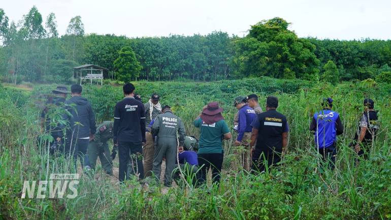 เจ้าหน้าที่กู้ระเบิด ที่ จ.สุรินทร์ วันที่ 8 ส.ค.2568