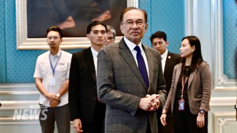 อันวาร์ อิบราฮิม นายกรัฐมนตรีมาเลเซีย ในฐานะประธานอาเซียน