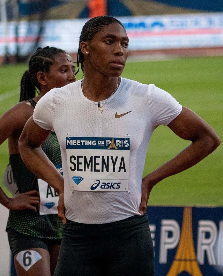 แคสเตอร์ เซเมนยา Caster Semenya นักวิ่งชาวแอฟริกาใต้