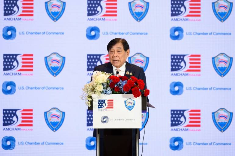 นายพิชัย ชุณหวชิร รัฐมนตรีว่าการกระทรวงการคลัง ในงาน Thailand – U.S. Trade and Investment Summit 2025