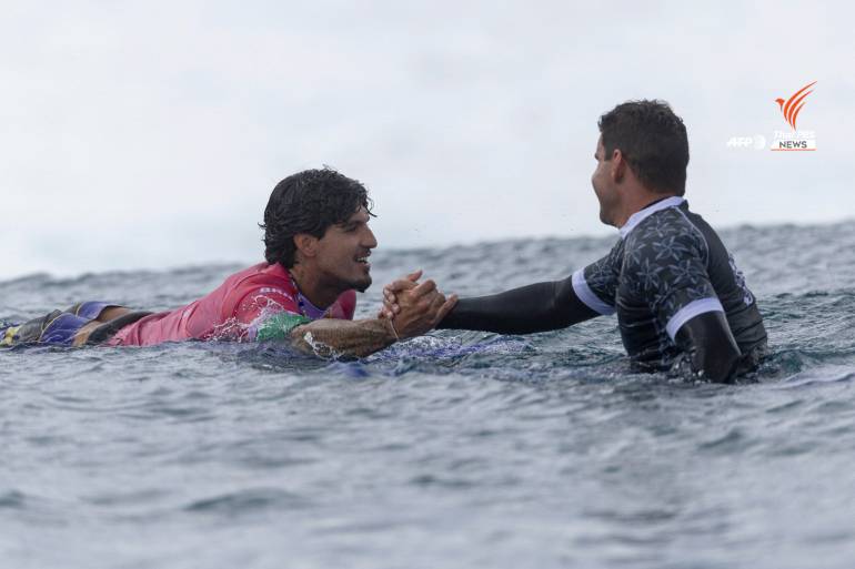 Gabriel Medina จากทีมบราซิล การแข่งขันกีฬาโอลิมปิกที่ปารีส 2024 