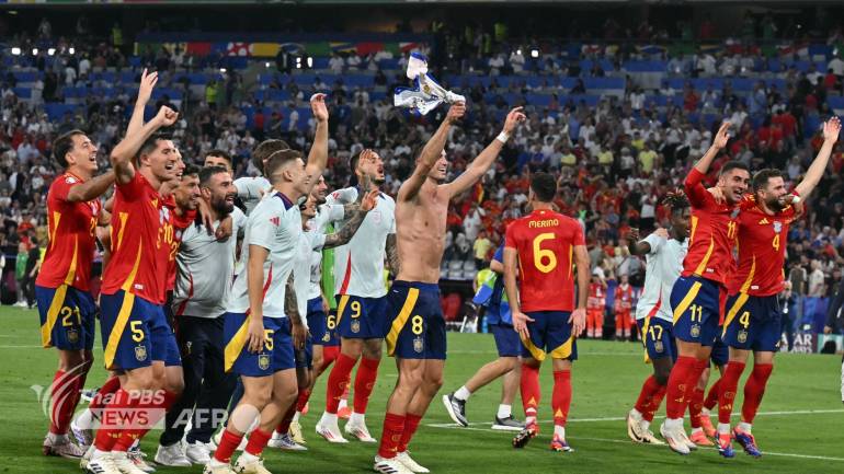 สเปนชนะฝรั่งเศสและเข้าไปรอชิงนะเลิศแล้ว 