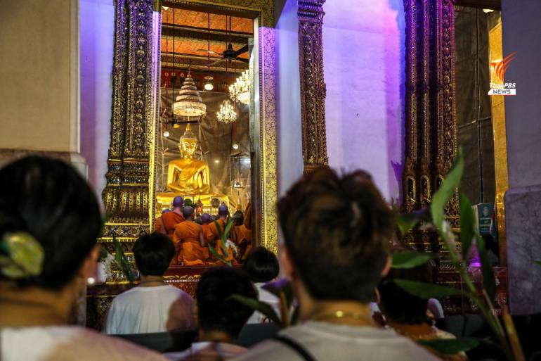 ที่พระอุโบสถวัดสระเกศราชวรมหาวิหาร ​วัดสระเกศราชวรมหาวิหาร