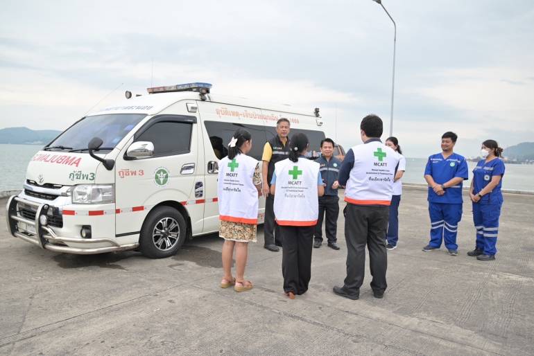 กระทรวงสาธารณสุข เตรียมทีมแพทย์ รพ.ระนองไปรอรับลูกเรือตรวจร่างกาย ประเมินสุขภาพจิต 