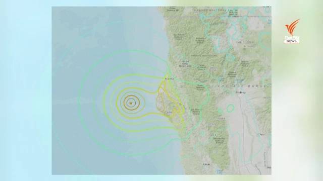 แผ่นดินไหวขนาด 7.0 ในมหาสมุทร ใกล้ชายฝั่งทางตอนเหนือของรัฐแคลิฟอร์เนีย