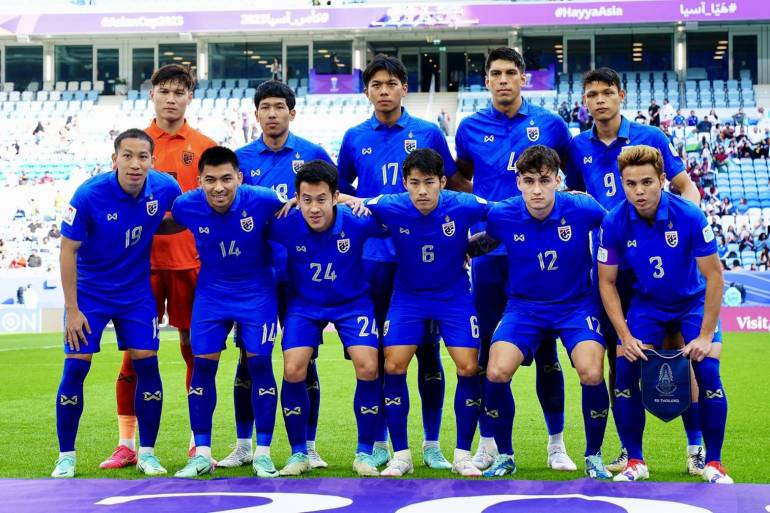 11 ผู้เล่นตัวจริงทีมชาติไทย รอบ 16 ทีมสุดท้าย เอเชียน คัพ 2023