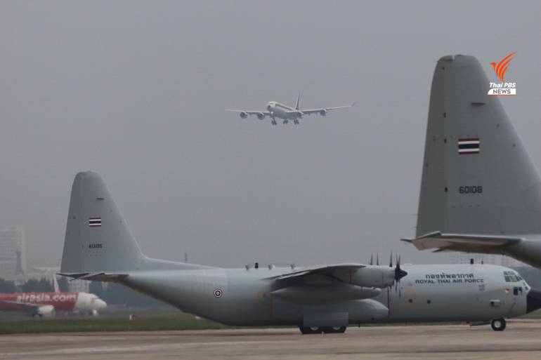 เครื่องบิน A-340 ของกองทัพอากาศเที่ยวบินที่ 2 รับคนไทยกลับจากอิสราเอล