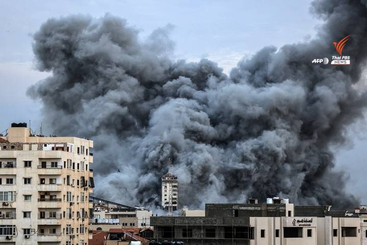 การโจมตีทางอากาศทำให้อาคารในอิสราเอลได้รับความเสียหายหนัก