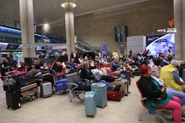 การเดินทางในสายการบินต้องชะงัก หลังเหตุโจมตีตอบโต้ในอิสราเอล