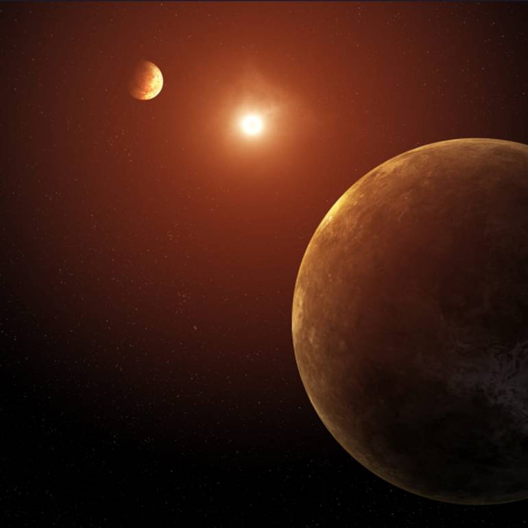 ภาพจำลองดาวเคราะห์นอกระบบสุริยะที่อยู่ในระบบ Kepler-385