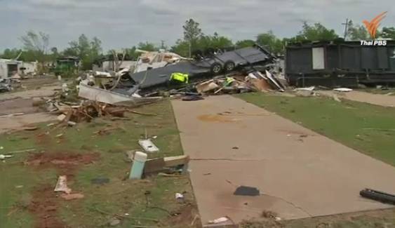 พายุทอร์นาโด 2 ลูกพัดถล่มรัฐเท็กซัส พบผู้เสียชีวิต 1 คน บาดเจ็บจำนวนมาก