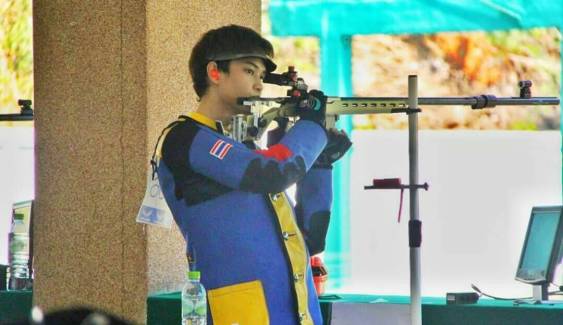 "นภิศ" นักยิงปืนดาวรุ่งทีมชาติไทย คว้าโควต้าโอลิมปิกใบสุดท้าย