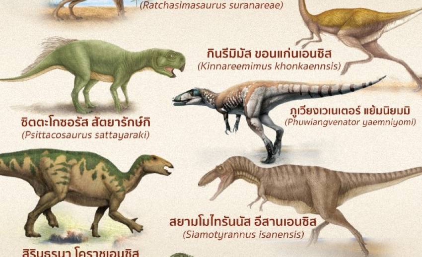 รู้จัก 11 ไดโนเสาร์ ค้นพบในไทย