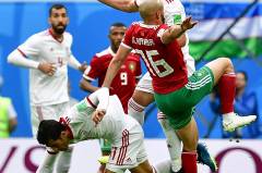 15 มิ.ย.2561 ฟุตบอลโลก 2018 กลุ่มบี นัดแรก โมร็อคโก แพ้ อิหร่าน 0-1 