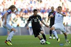 16 มิ.ย.2561 ฟุตบอลโลก 2018 กลุ่มดี นัดแรก อาร์เจนตินา เสมอ  ไอซ์แลนด์ 1-1 
