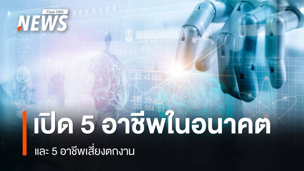 เปิด 5 อาชีพใหม่ - 5 อาชีพเสี่ยงตกงานในอนาคต | Thai PBS News ข่าว ...