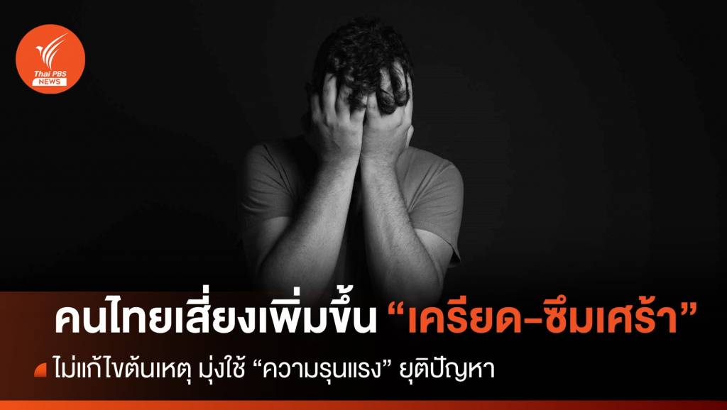 The Thai Well being Promotion Basis factors out that Thai individuals are at larger threat.  “Stress-Despair” goals to make use of violence to suppress feelings – Thai PBS