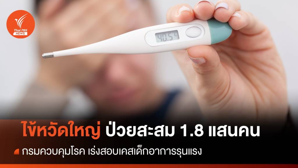 ยอดป่วยไข้หวัดใหญ่ 1.8 แสน ตาย 14 เร่งสอบเคสเด็กอาการรุนแรง | Thai ...