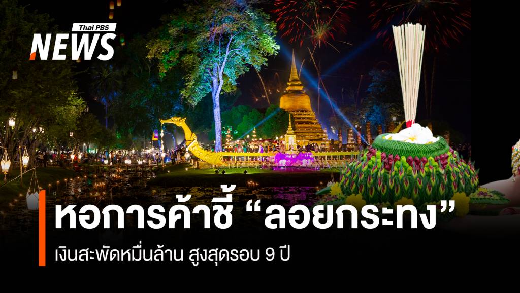 หอการค้าชี้ “ลอยกระทง” อินเทรนด์ เงินสะพัดหมื่นล้าน สูงสุดรอบ 9 ปี | Thai ...