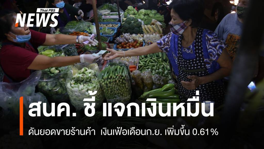 สนค. ชี้ แจกเงินหมื่น ช่วยดันยอดขายร้านค้าพุ่ง | Thai PBS News ข่าวไทยพี ...