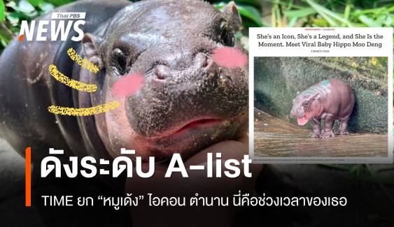 TIME ยก "หมูเด้ง" ไอคอน A-list ฮิปโปแคระสุดปัง