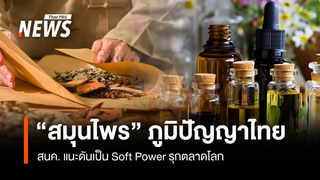 “สมุนไพร” ภูมิปัญญาไทย สนค. แนะดันเป็น Soft Power รุกตลาดโลก
