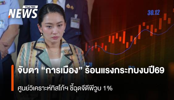 จับตา “การเมือง” ร้อนแรงกระทบงบปี69 ทิสโก้ฯ ชี้ฉุดจีดีพีวูบ 1%