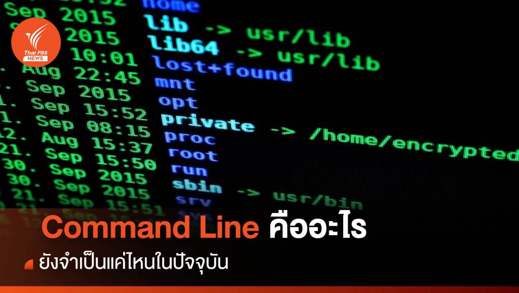 Commnd Line Command Line ยังจำเป็นแค่ไหนในปัจจุบัน ? | Thai PBS News ข่าวไทยพีบีเอส