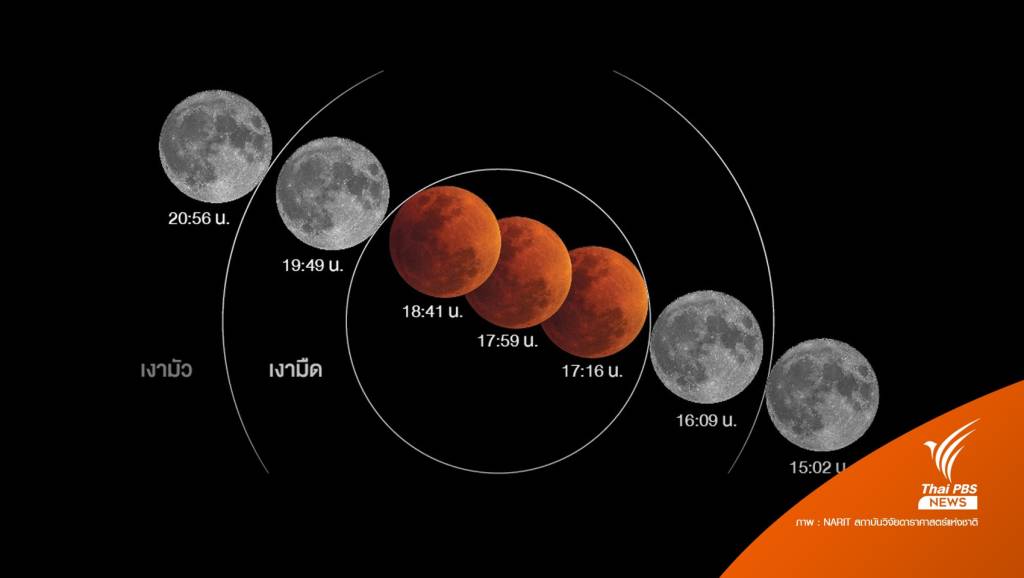 3 reasons not to miss “Full Moon Eclipse” Night Loi Krathong |  Thai PBS News Thai PBS News