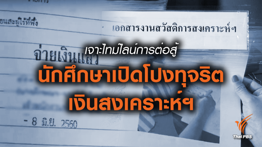 เจาะไทม์ไลน์การต่อสู้ เปิดโปงทุจริตเงินสงเคราะห์ผู้ยากไร้ | Thai PBS News ...